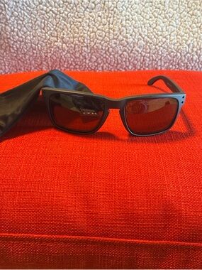 Oakley Holbrook OO9102 Matte Gray Prizm Black Polarized Sunglasses 57mm USA